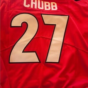 Red Football Jersey with Number 27
